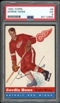1954 Topps Hockey #8 Gordie Howe PSA 3 VG