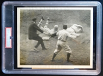 1923 Babe Ruth Type I Original World Series Photograph PSA/DNA