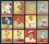 1933 Goudey Partial Set (138/240) With Many HOFers And Low Numbers