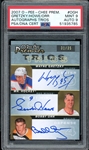 2007 O-Pee-Chee Premier Autograph Trios Gretzky/Howe/Orr 31/35 PSA 9 MINT AUTO 9 MINT 