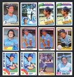 1980-84 George Brett Group Of 12 Cards