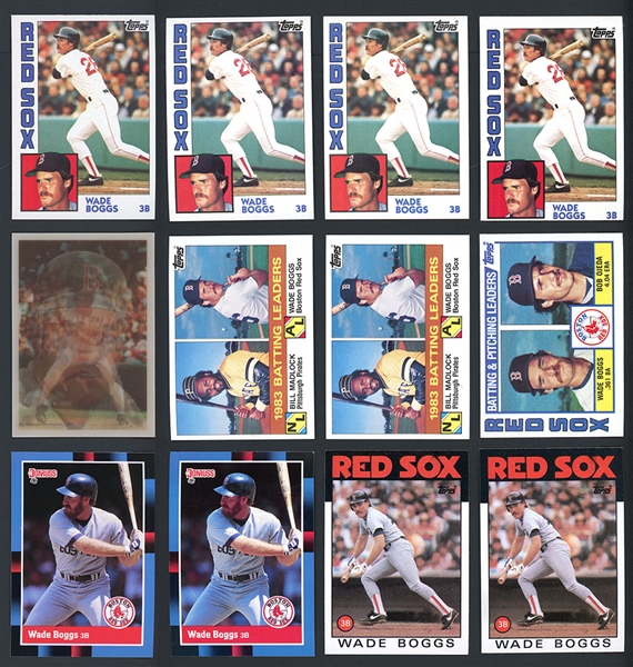 1984-88 Wade Boggs Group Of Twelve (12) Cards