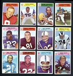 1966 Philadelphia Football Near Complete Set (181/198) With 343 Total Cards