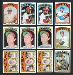 1972 Topps Baseball Group With 234 Total Cards Includes Stars & HOFs