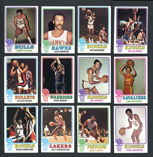 1973 Topps Basketball Complete Set With 4000 Total Cards