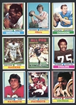 1974 Topps Football Shoebox Collection Of Over 1200 Cards With Stars And HOFers