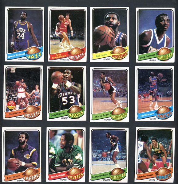 1979 Topps Basketball Near Complete Set 116/132 With 575 Total Cards 
