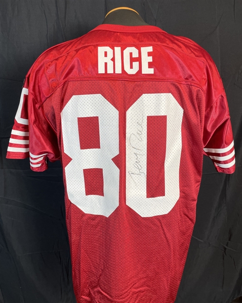 Jerry Rice Signed 49ers Jersey