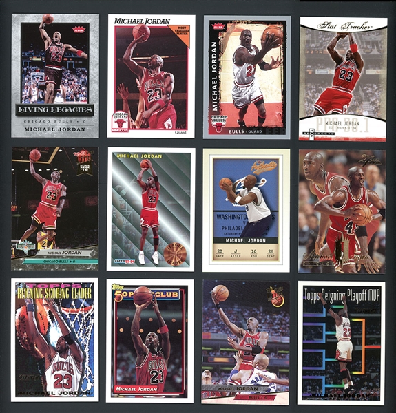 1990-2007 Michael Jordan Collection of over 130 Cards