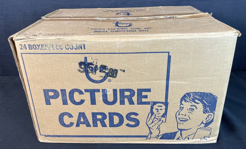 1980 Topps Baseball Vending Box Case With 24/500 Count Boxes