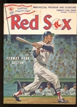 1968 Red Sox Official Program And Scorecard