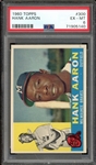 1960 Topps #300 Hank Aaron PSA 6 EX-MT