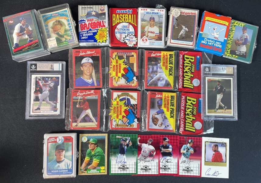 1980s-90s Baseball Shoebox Collection