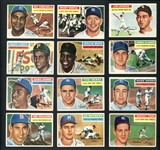 1956 Topps Nearly Complete Set (337/340) With Mantle
