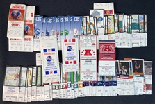 1991-2000 Denver Broncos Group of Approximately 100 Ticket Stubs