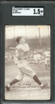 1926-29 Exhibits - P.C Back Ty Cobb (Blank Back) SGC 1.5 FR