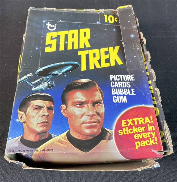 1977 Topps Star Trek Empty Display Box