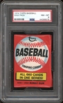 1974 Topps Baseball Wax Pack PSA 8 NM-MT