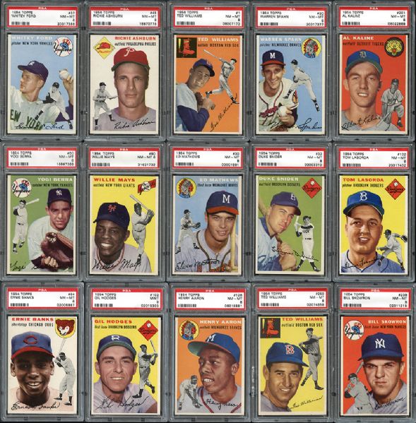 1954 topps baseball, buy and sell my sports cards
