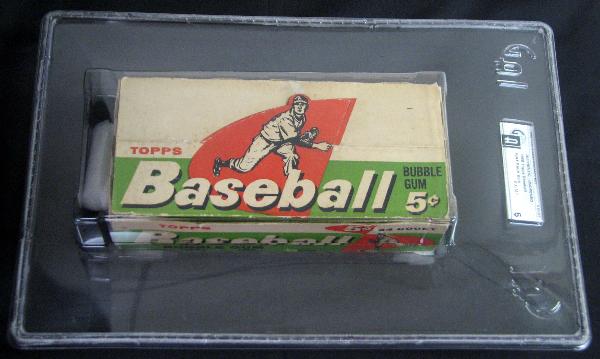 1958 Topps Baseball WAX PACK BOX GAI EX-MT 6