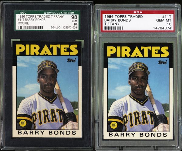 Barry Bonds Rookie Card 1986 Topps Traded #11T