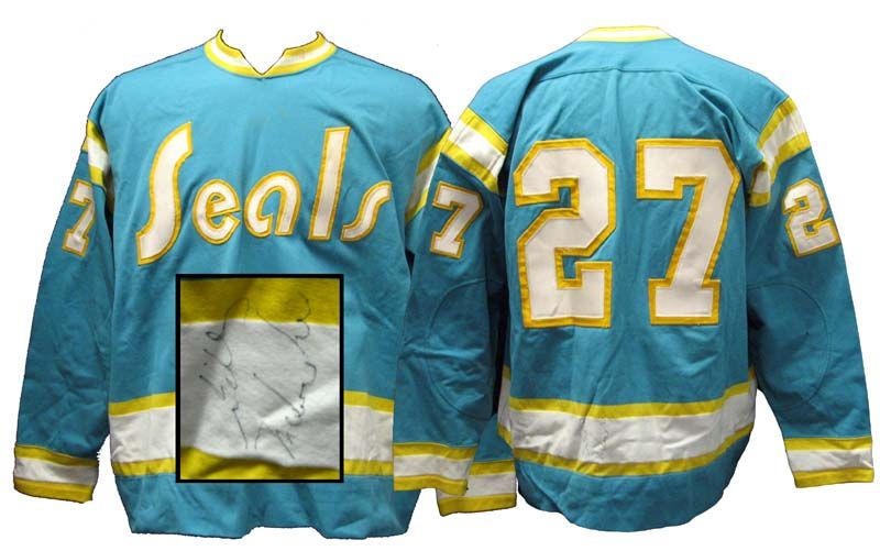 California Golden Seals Gilles Meloche Stitch True Size #27 :  Clothing, Shoes & Jewelry