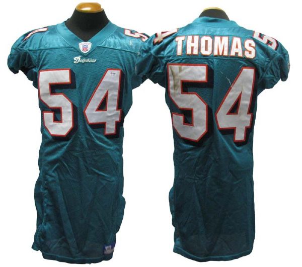 miami dolphins game worn jersey