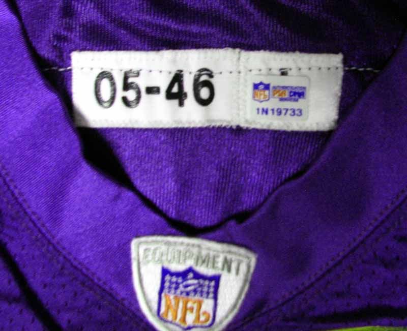 Darren Sharper Minnesota Vikings Game-Used Helmet - COA 100