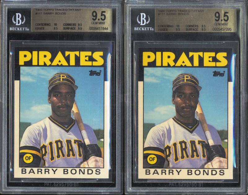 1986 Topps Traded #11T Barry Bonds Rookie Card / MINT