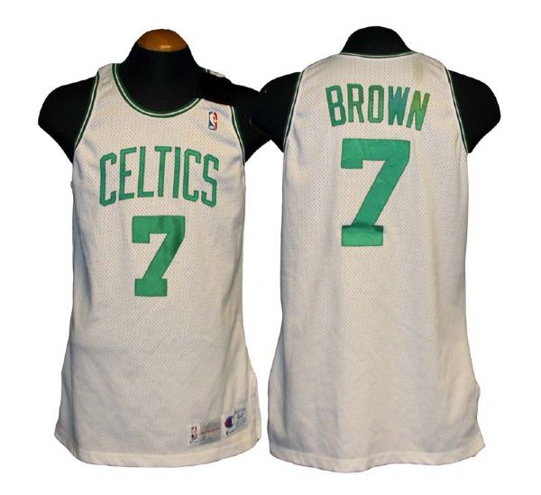 1992-93 Dee Brown Boston Celtics Game-Used Jersey 