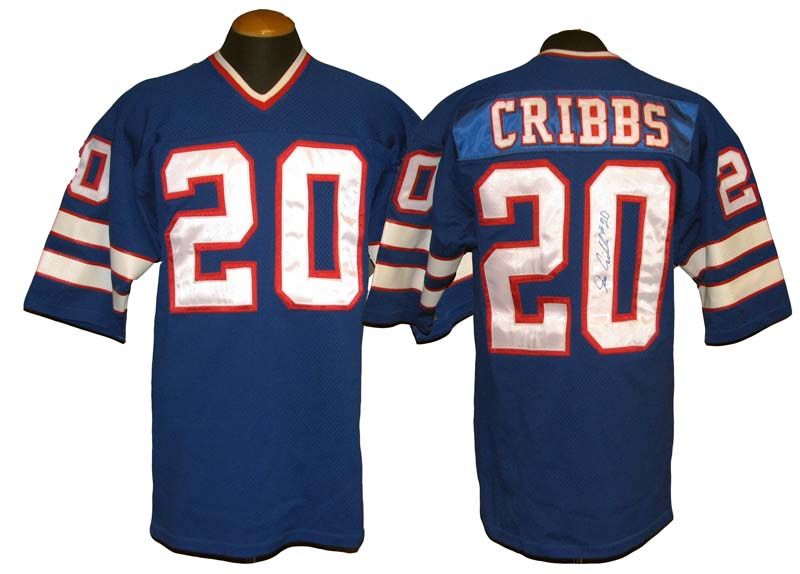 Lot Detail - 1980s Joe Cribbs Buffalo Bills Game-Used Signed Jersey