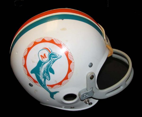 1973 Bob Griese World Champion Miami Dolphins Game-Used Helmet