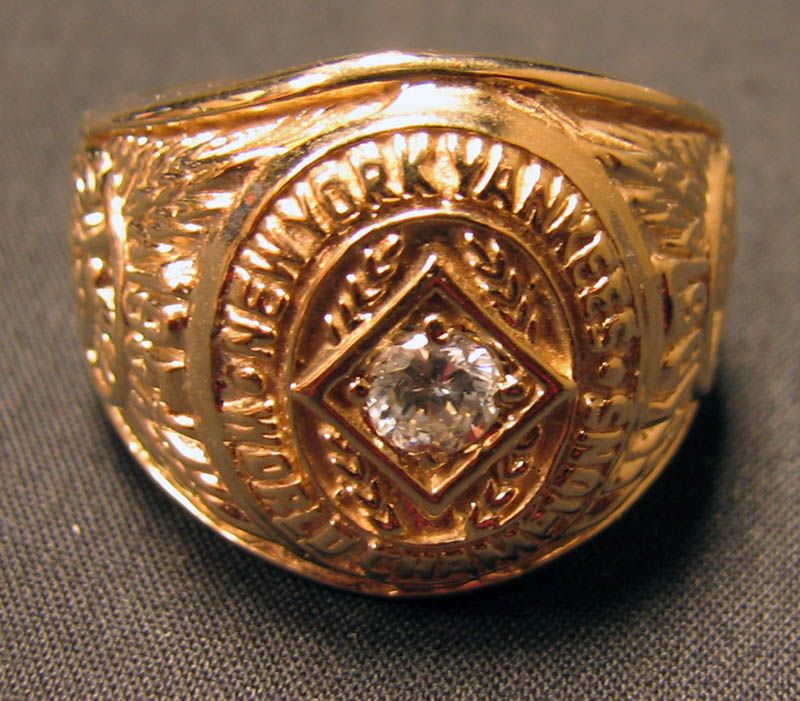 Lot Detail - 1951 New York Yankees World Championship Replica Ring ...