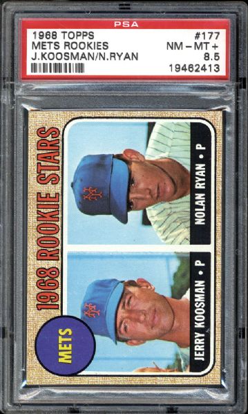 1968 Topps #177 Nolan Ryan Rookie PSA 8.5 NM/MT+