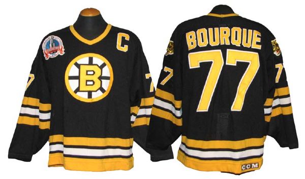 1990 Ray Bourque Boston Bruins Stanley Cup Championship Game-Used Jersey