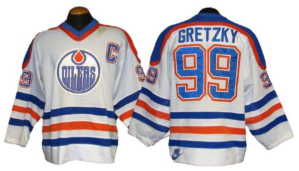 edmonton oilers game worn jersey