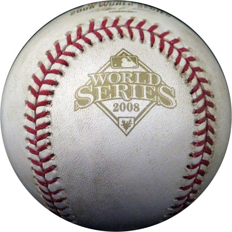 Lot Detail - 2009 World Series Game 5 Used Baseball Signed by