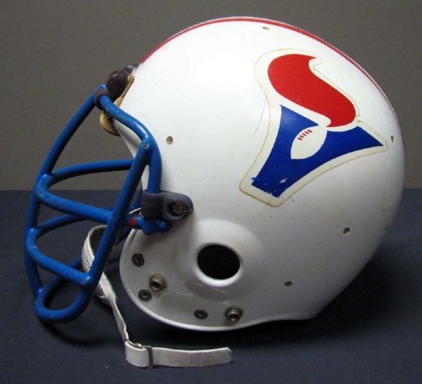 Lot Detail - 1975 Eddie Foster Birmingham Vulcans WFL Game-Used Helmet