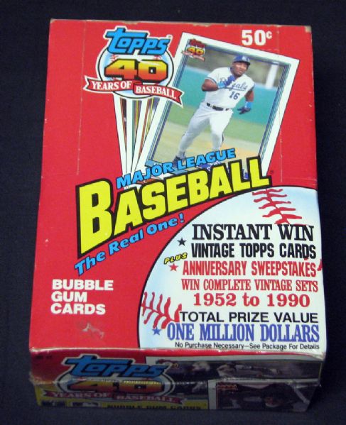 1991 Topps Desert Shield Full Unopened Wax Box