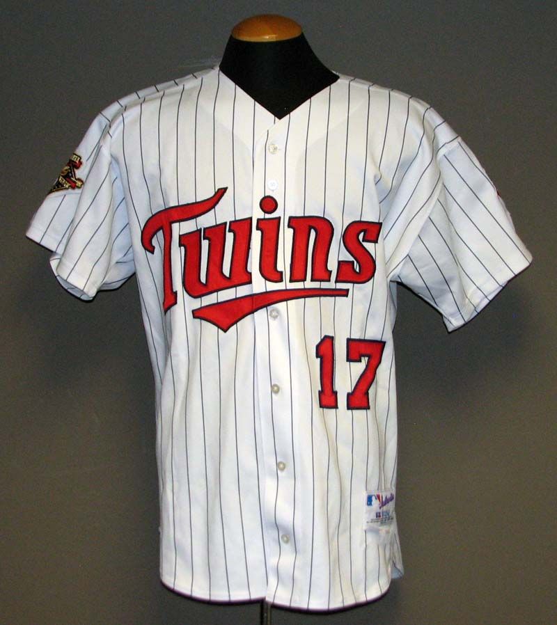 Minnesota Twins Authentic Game Used Russell Athletic 2001 MLB Baseball  Jersey