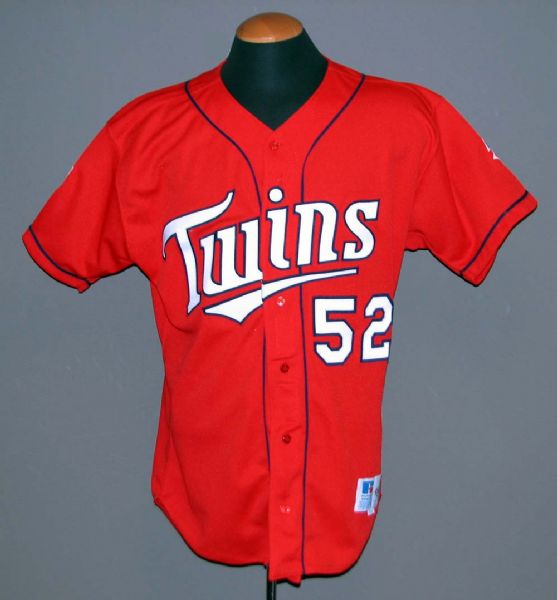 1997 Scott Klingenbeck Minnesota Twins Game-Used Jersey