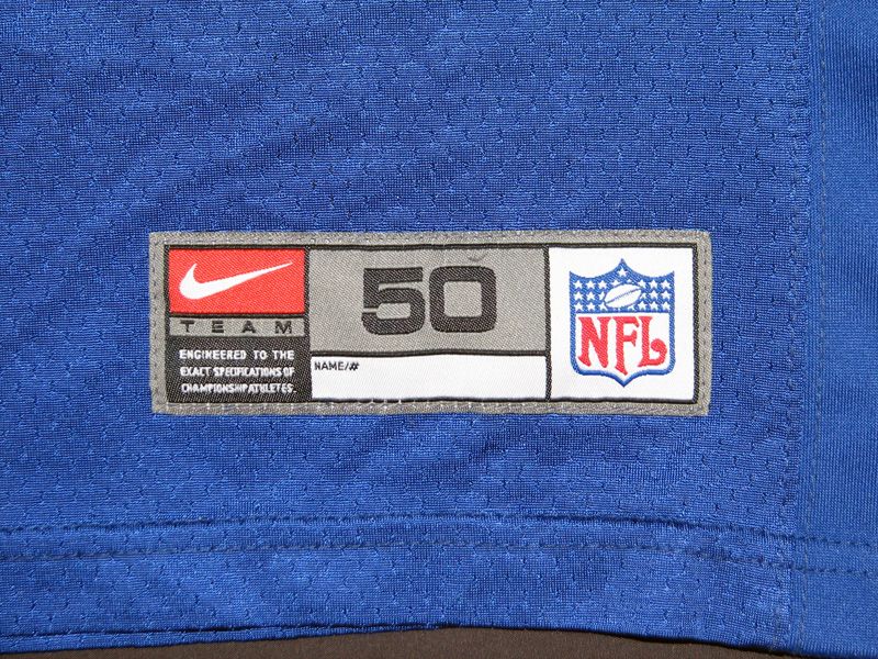 Lot Detail - 2000 Pete Monty New York Giants Super Bowl Game-Used Jersey