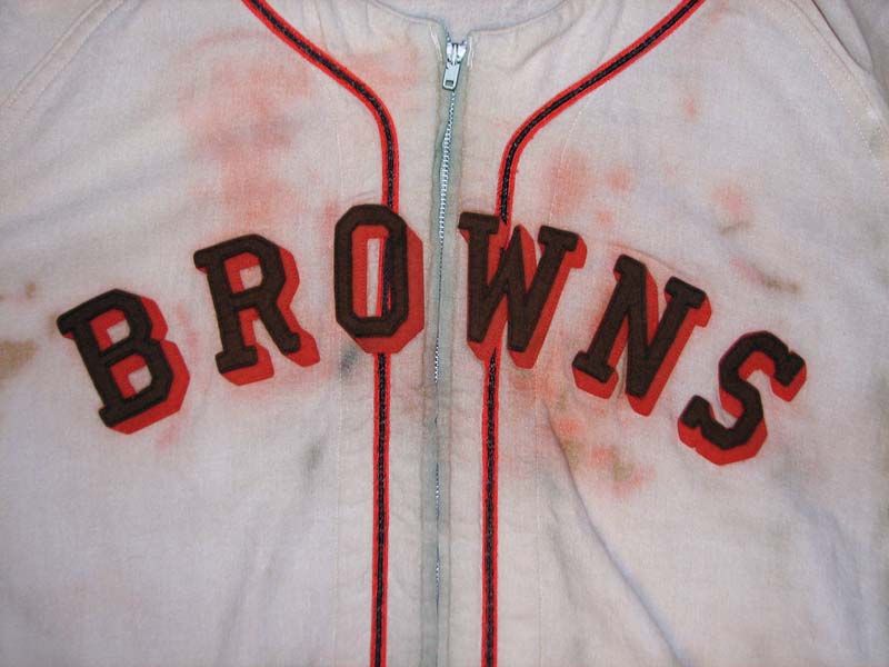 1951 Satchel Paige St. Louis Browns Game Worn Jersey