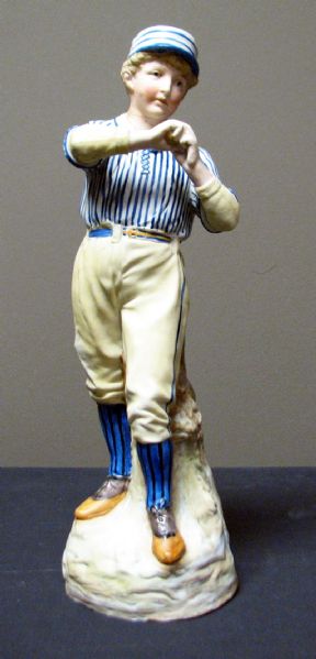 1890s Heubach Baseball Figurine Large Variety