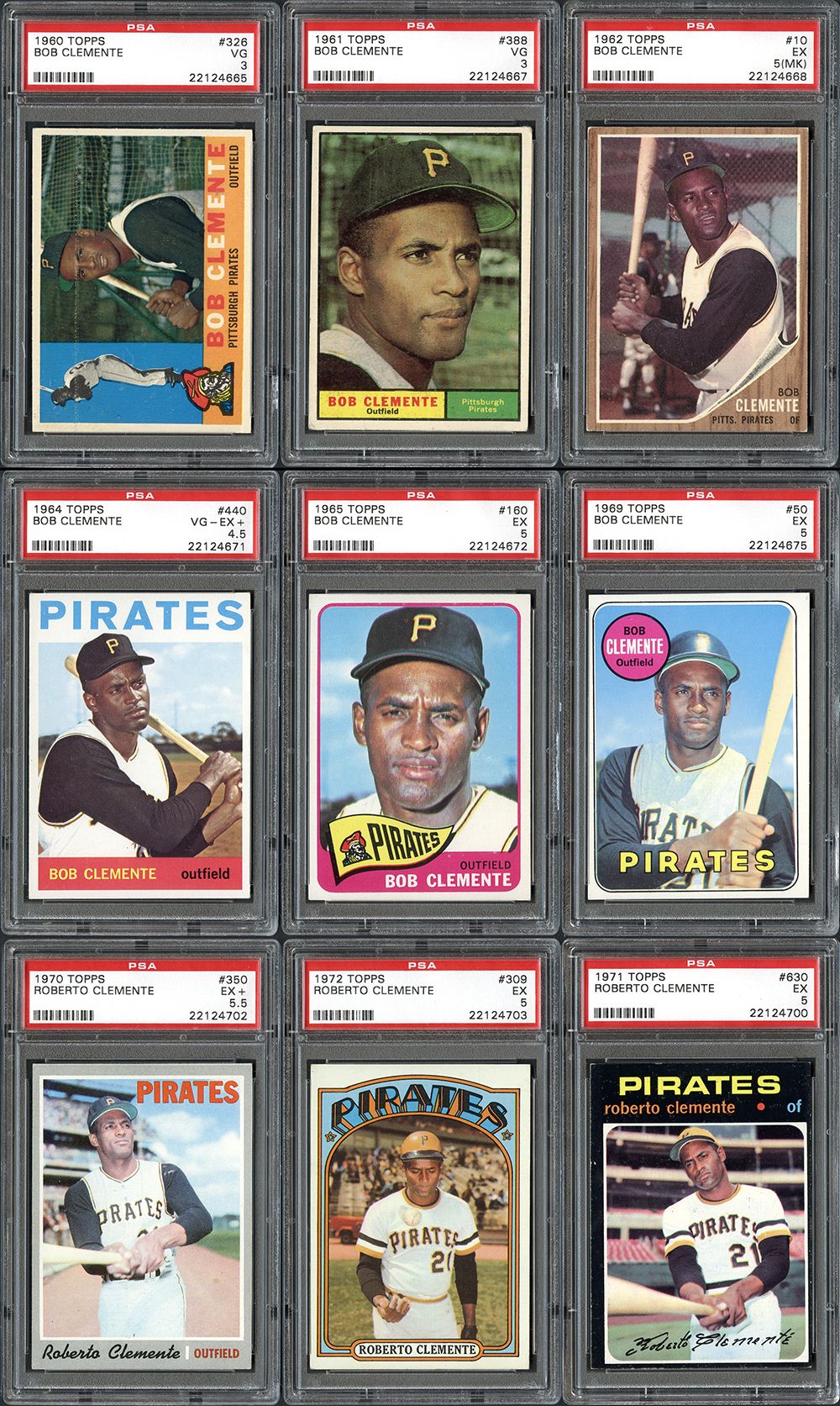 Roberto Clemente 1972 hotsell Topps #309