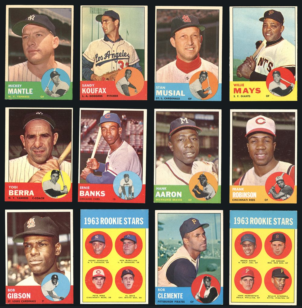 Lot Detail - 1963 Topps Baseball Complete Set