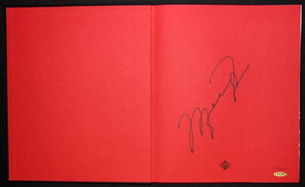 1993 Michael Jordan Autographed Limited Edition "rareAIR" Book UDA