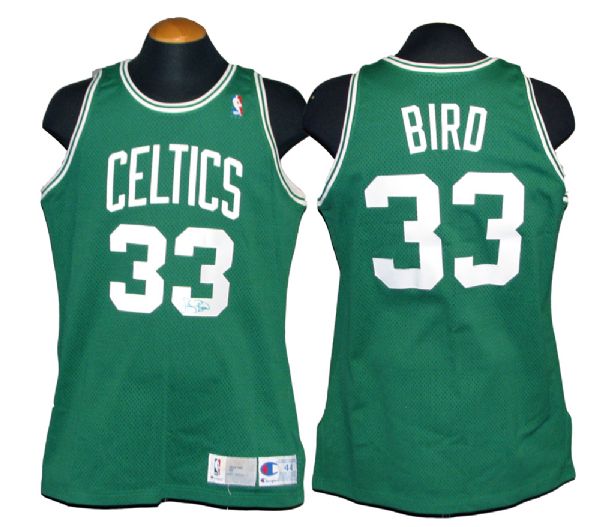 1991-1992 Larry Bird Boston Celtics Game-Used and Signed Jersey