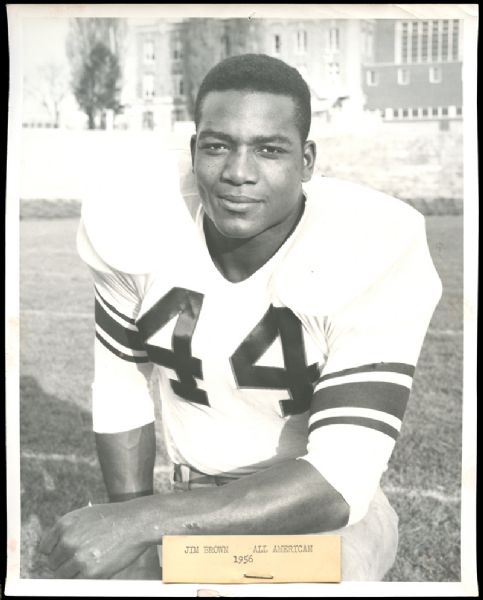 Jim Brown Syracuse University Type I Original Photograph 