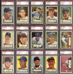 Extremely Impressive 1952 Topps Master Set #3 Current Finest on PSA Set Registry with Incredible 7.764  GPA- The Finest Master Set To Ever Be Offered